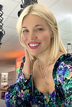 Ukrainian mail order bride Marina from Kyiv with blonde hair and green eye color - image 2