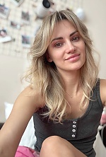 Ukrainian mail order bride Tetiana from Kyiv with blonde hair and blue eye color - image 17