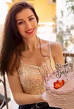 Ukrainian mail order bride Victoria from Uman with brunette hair and green eye color - image 14