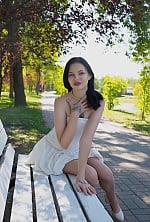 Ukrainian mail order bride Anastasiya from Zaporizhzhya with black hair and green eye color - image 5