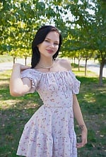 Ukrainian mail order bride Anastasiya from Zaporizhzhya with black hair and green eye color - image 2