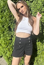Ukrainian mail order bride Viktoriia from Mykolaiv with light brown hair and green eye color - image 5