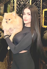 Ukrainian mail order bride Polina from Kharkiv with black hair and green eye color - image 5