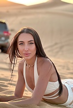 Ukrainian mail order bride Angelina from Istanbul with brunette hair and green eye color - image 3