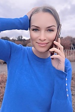 Ukrainian mail order bride Maryna from Rome with blonde hair and blue eye color - image 20