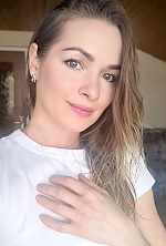 Ukrainian mail order bride Maryna from Rome with blonde hair and blue eye color - image 51
