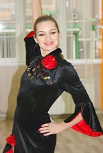 Ukrainian mail order bride Maryna from Rome with blonde hair and blue eye color - image 9