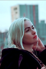 Ukrainian mail order bride Maryna from Rome with blonde hair and blue eye color - image 57