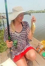 Ukrainian mail order bride Maryna from Rome with blonde hair and blue eye color - image 22