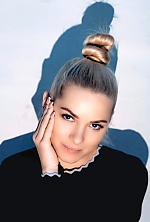 Ukrainian mail order bride Maryna from Rome with blonde hair and blue eye color - image 16