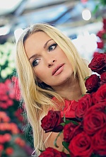 Ukrainian mail order bride Maryna from Rome with blonde hair and blue eye color - image 80