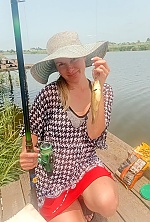 Ukrainian mail order bride Maryna from Rome with blonde hair and blue eye color - image 25