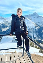 Ukrainian mail order bride Maryna from Rome with blonde hair and blue eye color - image 13