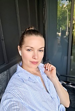 Ukrainian mail order bride Maryna from Rome with blonde hair and blue eye color - image 7