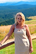 Ukrainian mail order bride Alla from Odesa with blonde hair and green eye color - image 7