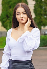 Ukrainian mail order bride Vladislava from Kyiv with black hair and hazel eye color - image 16