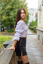 Ukrainian mail order bride Vladislava from Kyiv with black hair and hazel eye color - image 18