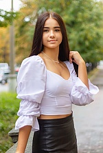 Ukrainian mail order bride Vladislava from Kyiv with black hair and hazel eye color - image 17