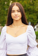 Ukrainian mail order bride Vladislava from Kyiv with black hair and hazel eye color - image 13