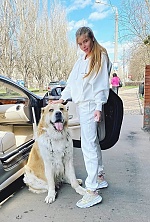Ukrainian mail order bride Olena from Odesa with light brown hair and green eye color - image 12