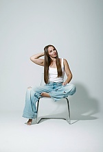 Ukrainian mail order bride Yana from Zhytomyr with light brown hair and green eye color - image 3