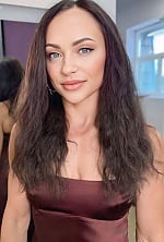 Ukrainian mail order bride Ludmila from Chisinau with black hair and blue eye color - image 2