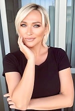 Ukrainian mail order bride Iryna from Antwerp with blonde hair and blue eye color - image 5