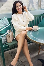 Ukrainian mail order bride Anastasia from Kyiv with brunette hair and green eye color - image 4