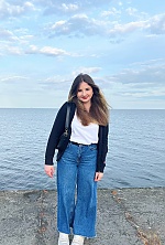 Ukrainian mail order bride Viktoriia from Odesa with brunette hair and black eye color - image 4