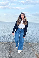 Ukrainian mail order bride Viktoriia from Odesa with brunette hair and black eye color - image 3