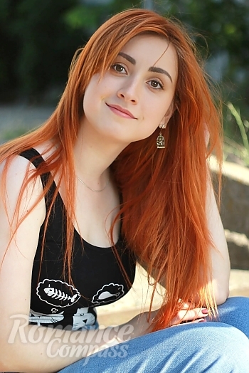 Ukrainian mail order bride Anastasia from Odesa with brunette hair and brown eye color - image 1