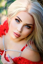 Ukrainian mail order bride Angelina from Dnipro with blonde hair and green eye color - image 3