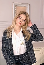 Ukrainian mail order bride Daria from Kharkiv with blonde hair and blue eye color - image 10