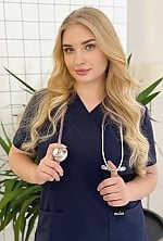 Ukrainian mail order bride Anastasiya from Kyiv with blonde hair and blue eye color - image 5