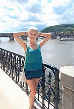 Ukrainian mail order bride Viktoriia from Odesa with blonde hair and green eye color - image 8