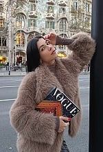 Ukrainian mail order bride Alexandra from Milan with black hair and green eye color - image 10