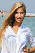 Ukrainian mail order bride Svetlana from Tallinn with blonde hair and blue eye color - image 4