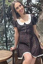 Ukrainian mail order bride Oksana from Ankara with light brown hair and green eye color - image 5