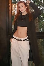 Ukrainian mail order bride Bruna from Porto Alegre with auburn hair and black eye color - image 4