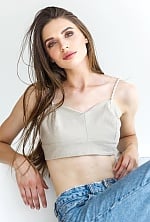 Ukrainian mail order bride Inna from Lviv with light brown hair and brown eye color - image 6