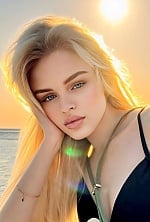 Ukrainian mail order bride Olesia from Poltava with blonde hair and blue eye color - image 7