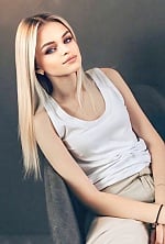 Ukrainian mail order bride Olesia from Poltava with blonde hair and blue eye color - image 6