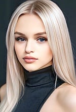 Ukrainian mail order bride Olesia from Poltava with blonde hair and blue eye color - image 5