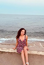 Ukrainian mail order bride Olena from Florence with brunette hair and brown eye color - image 56