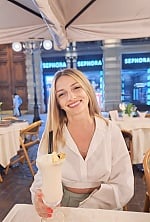 Ukrainian mail order bride Olga from Naarden with blonde hair and green eye color - image 8