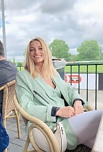 Ukrainian mail order bride Olga from Naarden with blonde hair and green eye color - image 10