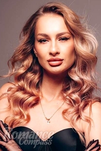 Ukrainian mail order bride Victoria from Kyiv with blonde hair and blue eye color - image 1