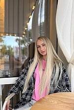 Ukrainian mail order bride Victoria from Kyiv with blonde hair and blue eye color - image 4