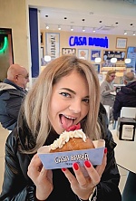 Ukrainian mail order bride Anna from Naples with blonde hair and blue eye color - image 46