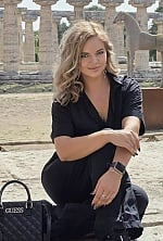 Ukrainian mail order bride Anna from Naples with blonde hair and blue eye color - image 30